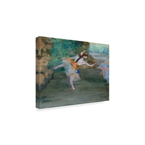 Edgar Degas 'Dancer Onstage 1877 ' Canvas Art,35x47